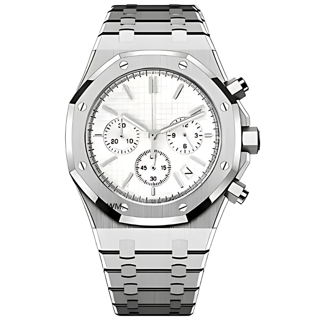 WATCH MOD ROYAL CHRONO | WHITE