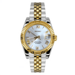 WATCH MOD JUST ROMAN | GOLD SILVER TWO TONES