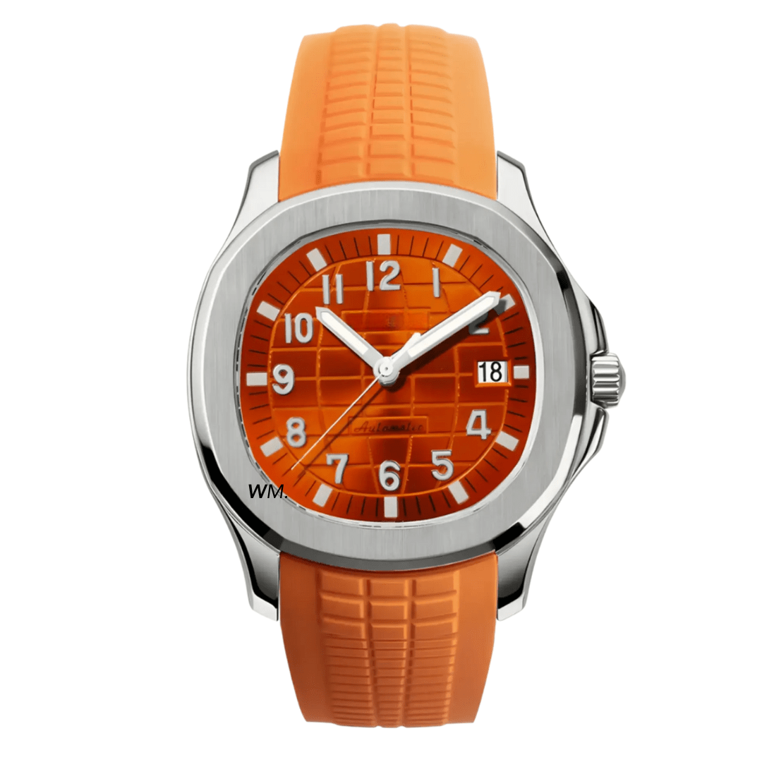 WATCH MOD AQUA | ORANGE | SILICONE STRAP