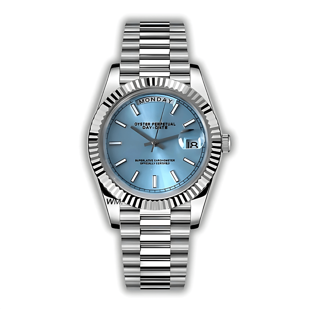 WATCH MOD JUST | DATE | ICE BLUE