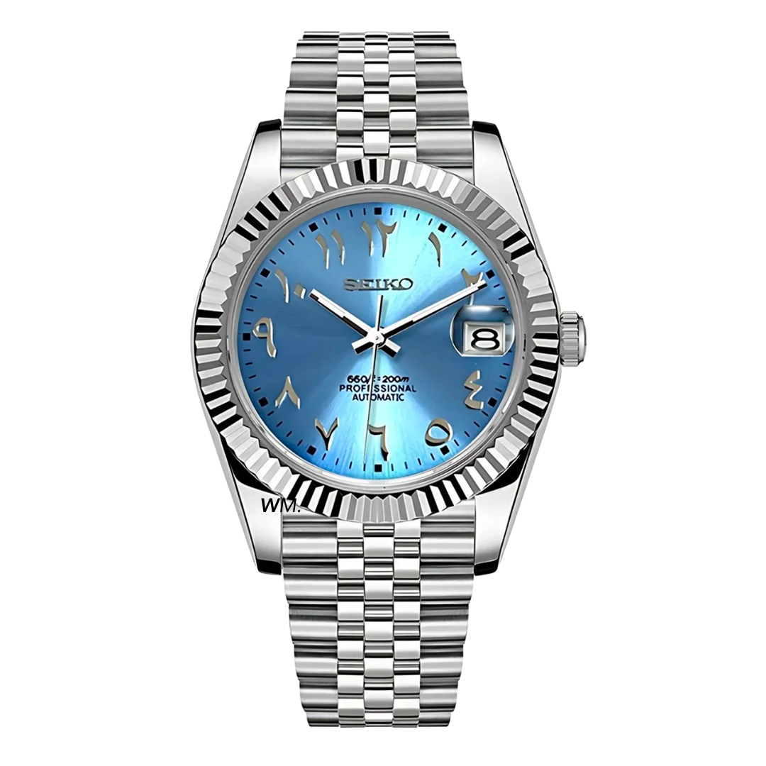 SEIKOJUST ARABIC DIAL | ICE BLUE