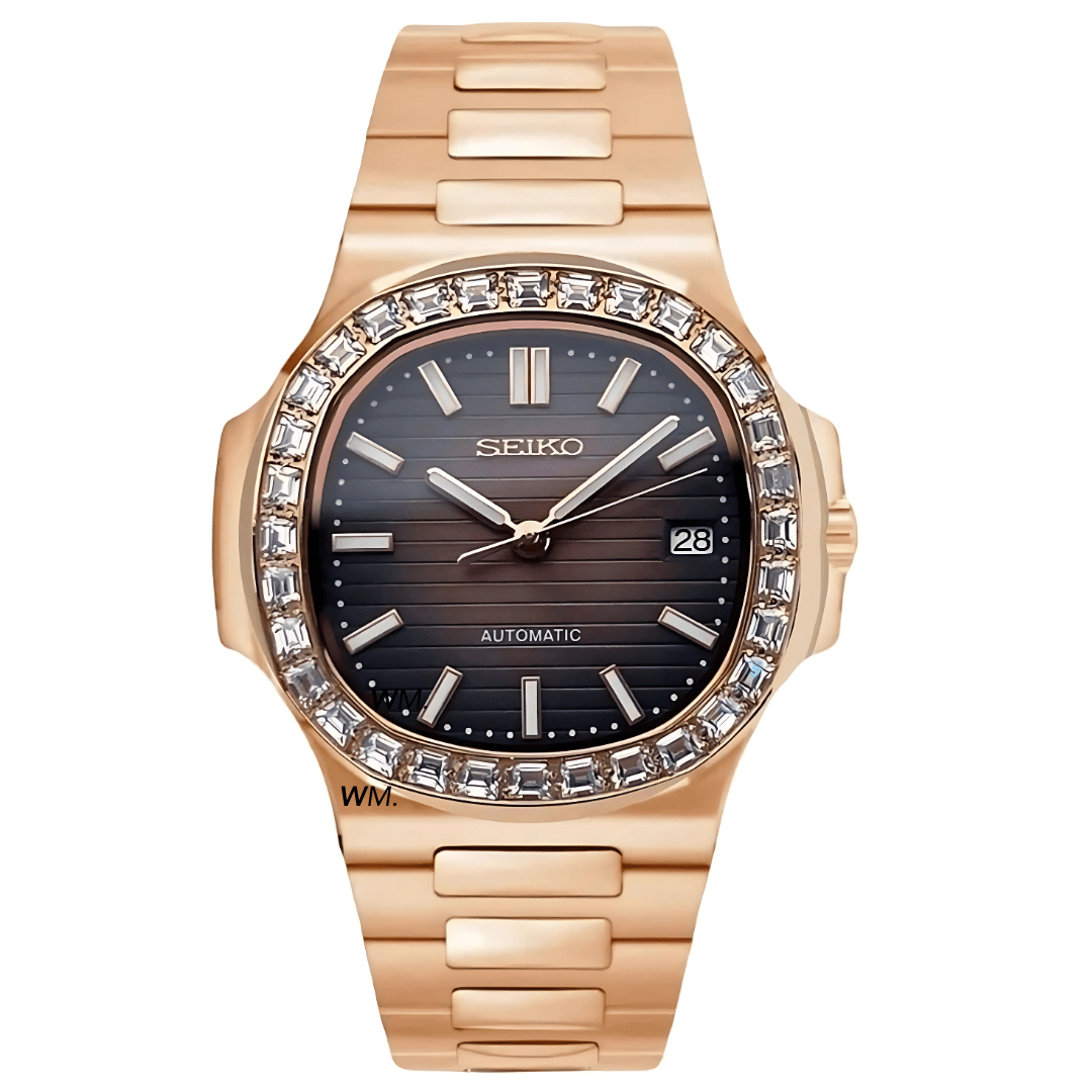 Watch Mod - NAUTILUS | ROSE GOLD | DIAMOND EDITION