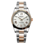 Watch Mod - OYSTEIKO | SILVER ROSE GOLD TWO TONE | OYSTER STRAP