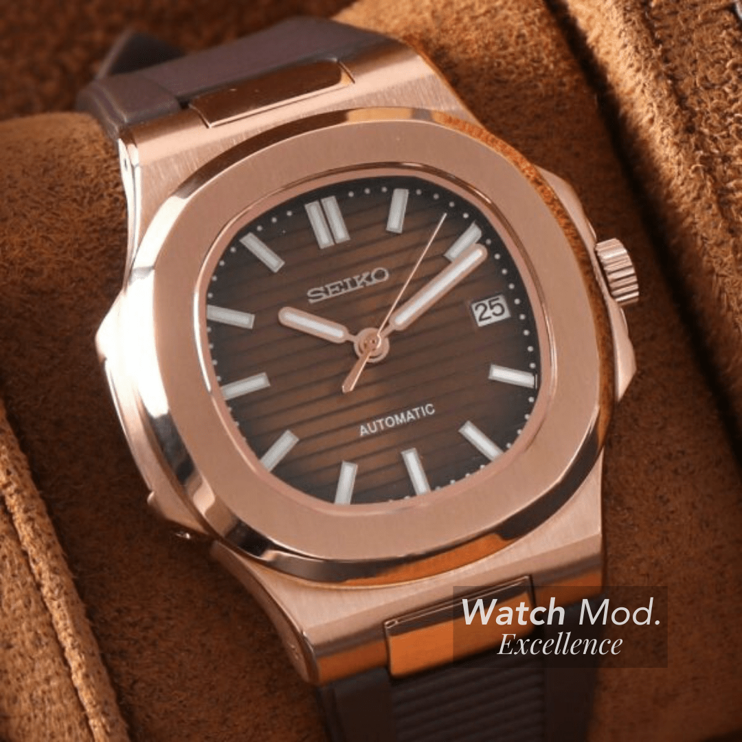 Watch Mod - Seiko Mod Aquanaut | Brown