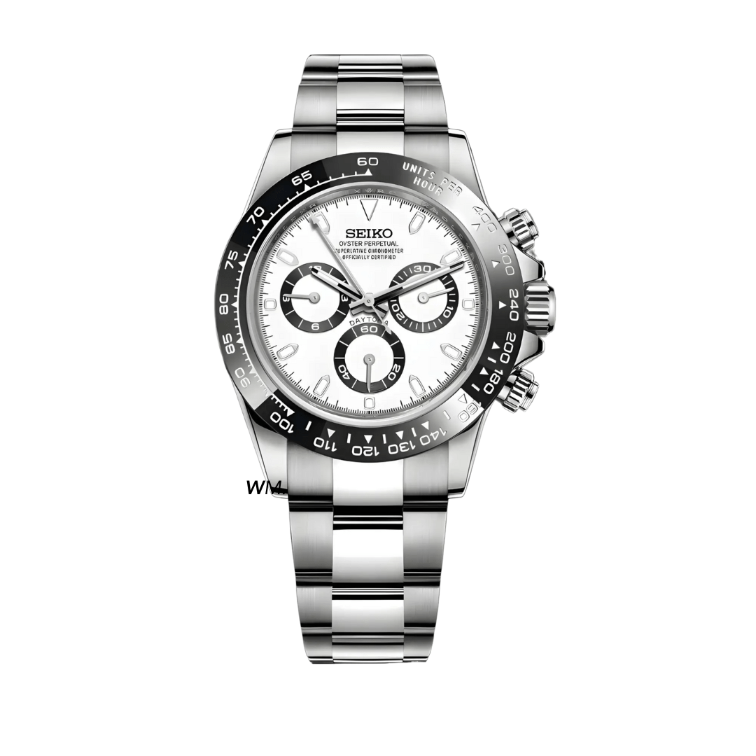 Watch Mod - Seiko Mod Daytona | White Panda