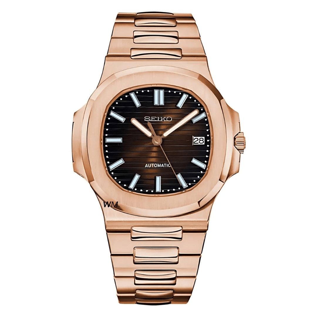 WATCH MOD NAUTIKO ROSE GOLD BROWN – Watch Mod