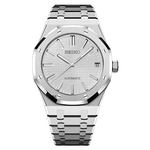 Watch Mod - Seiko Mod Royal Oak | White