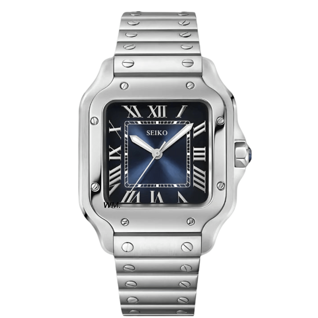 Watch Mod - Seiko Mod Santos | Blue