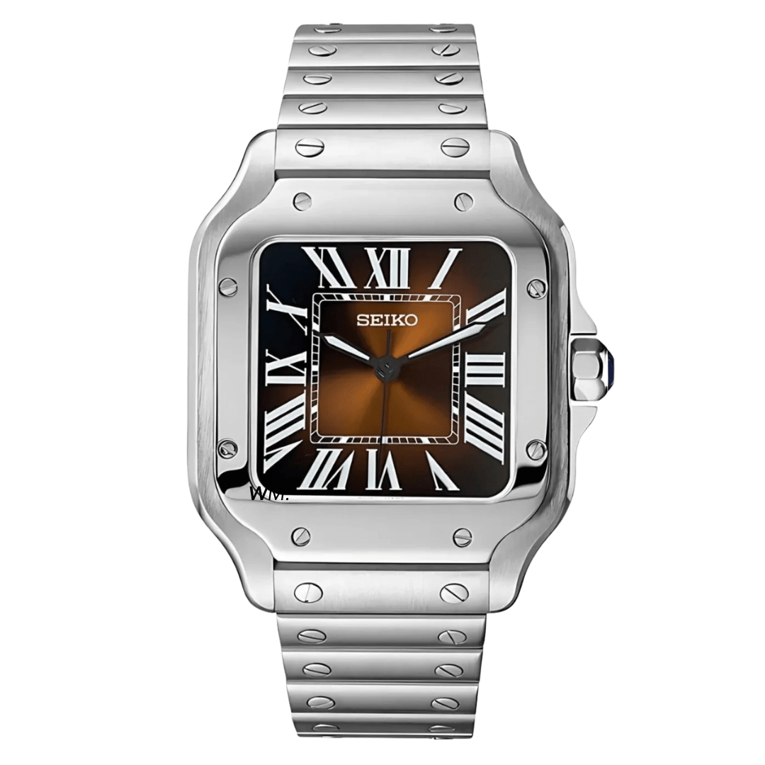 Watch Mod - Seiko Mod Santos | Brown
