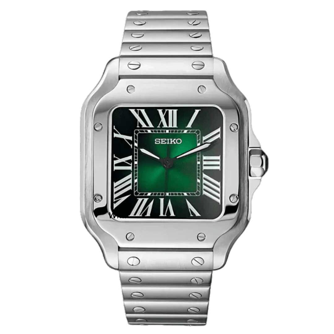 Watch Mod - Seiko Mod Santos | Green
