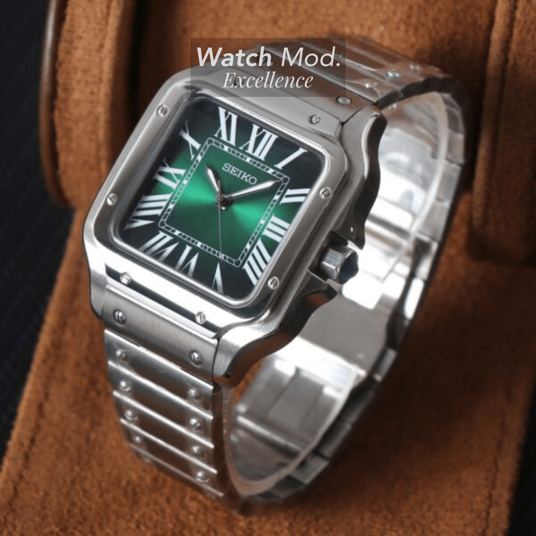 Watch Mod - Seiko Mod Santos | Green
