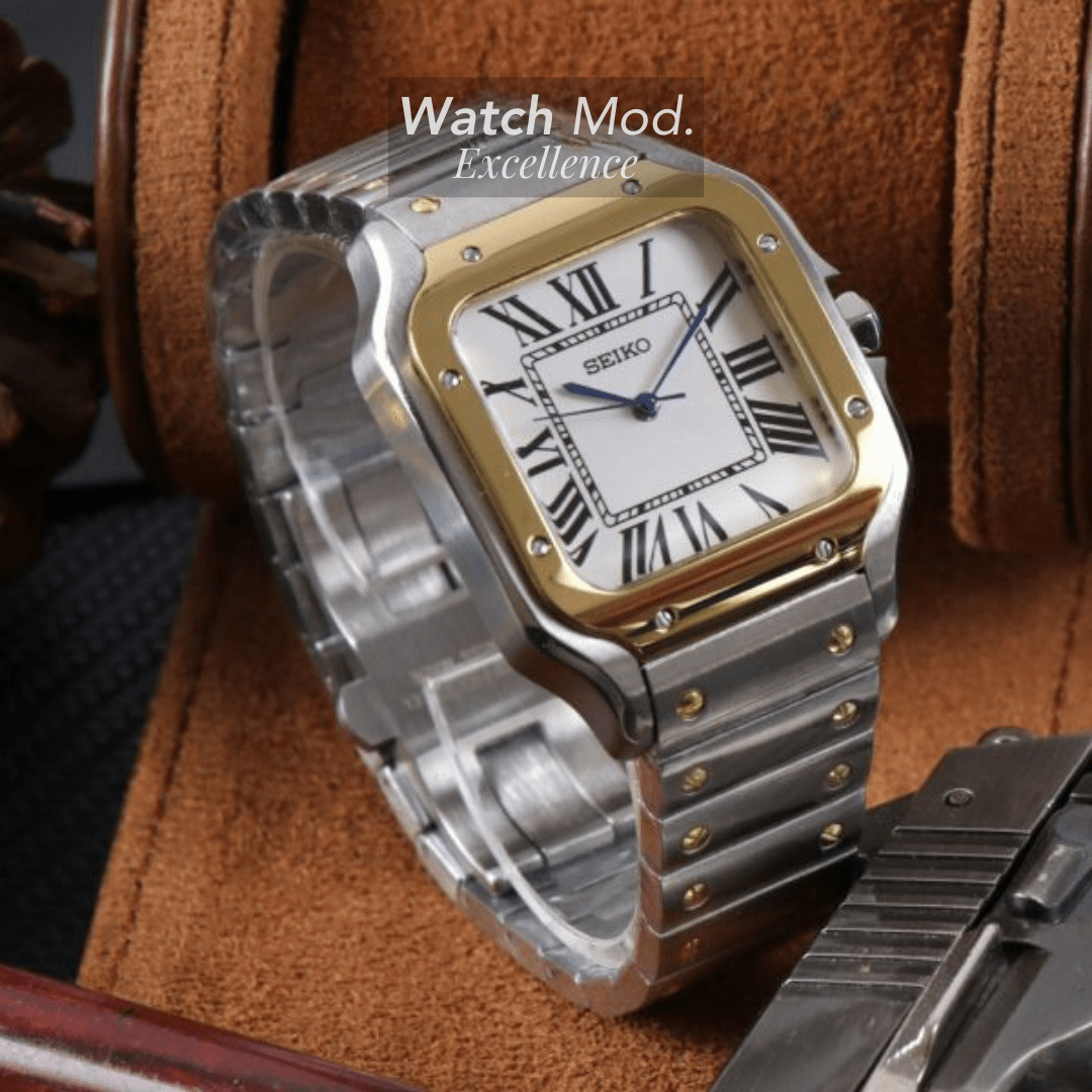 Watch Mod - Seiko Mod Santos | Silver