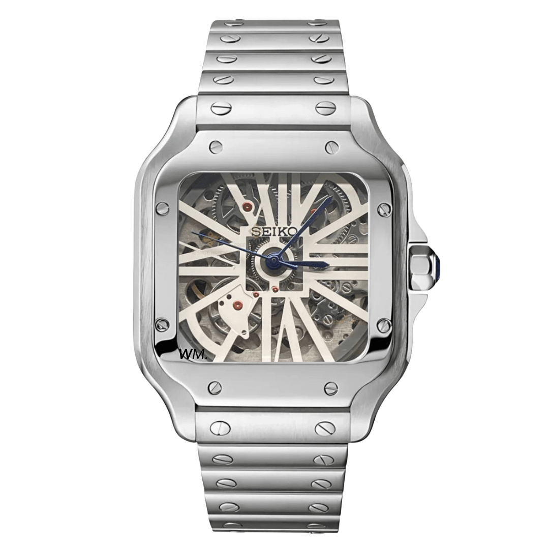 Watch Mod - Seiko Mod Santos | Skeleton