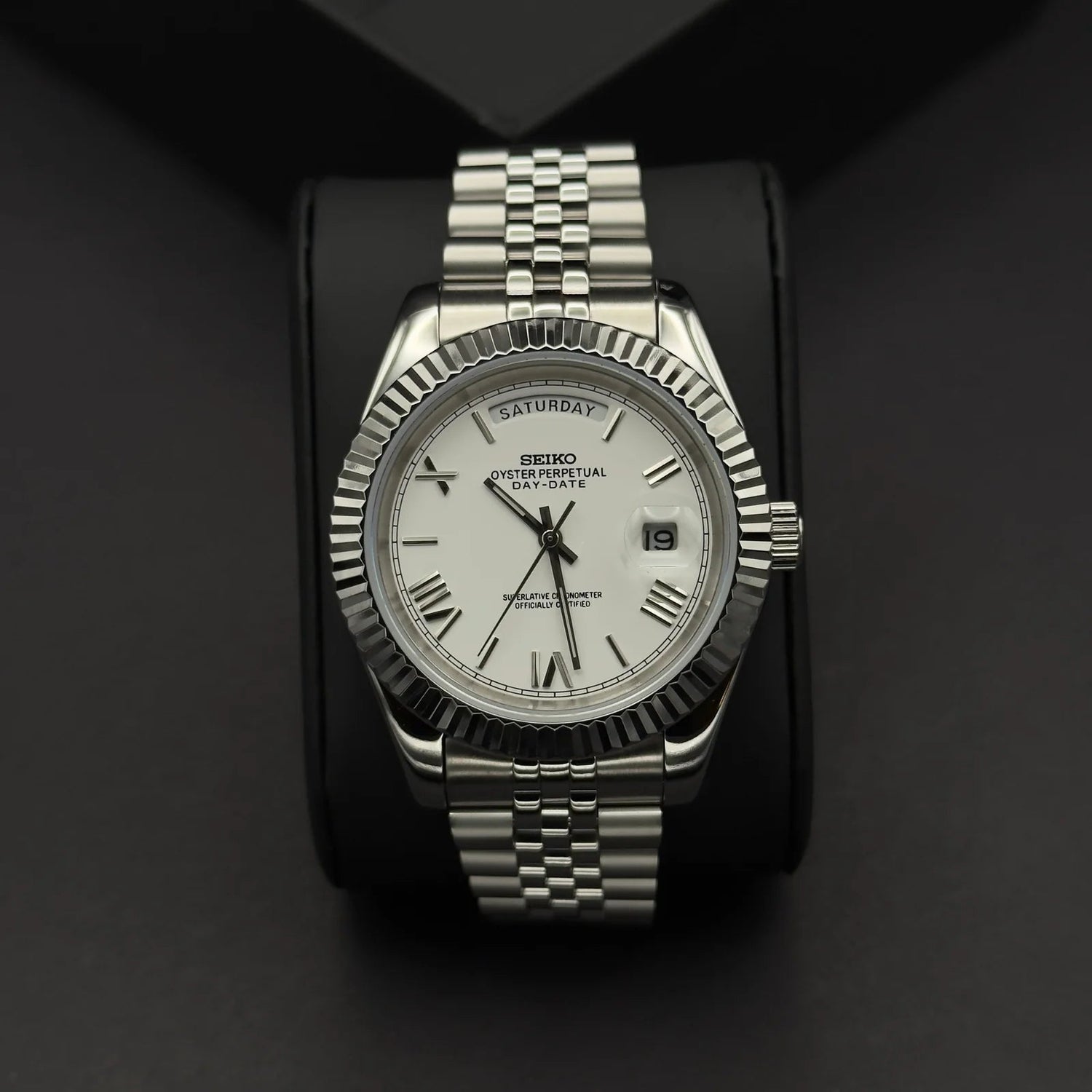 Watch Mod - SEIKOJUST | DAYDATE | WHITE