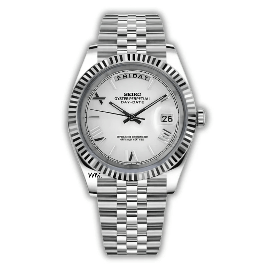 Watch Mod - SEIKOJUST | DAYDATE | WHITE