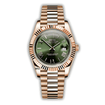 Watch Mod - SEIKOJUST ROMAN | DAYDATE | ROSE GOLD GREEN