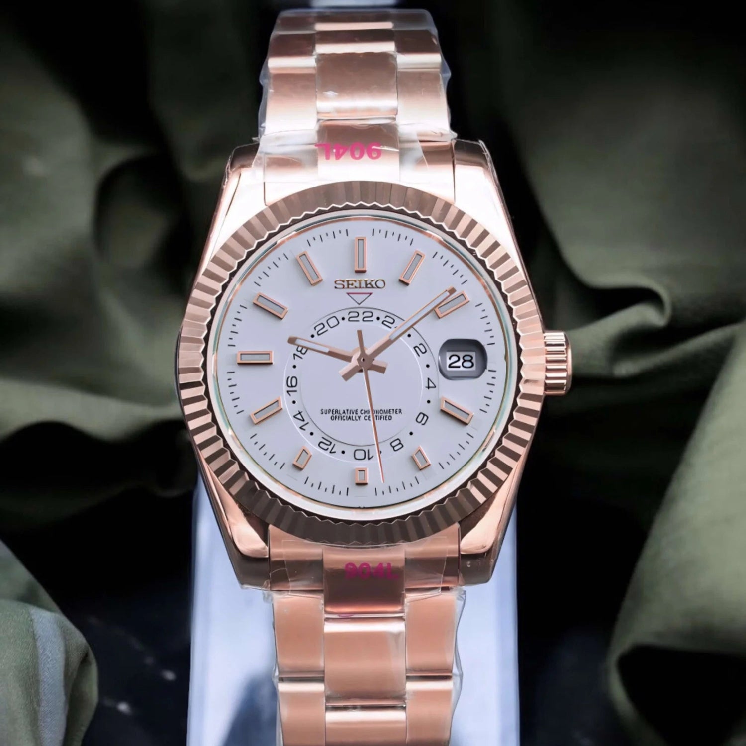 Watch Mod - SEIKOJUST | SKY - DWELLER ROSE GOLD