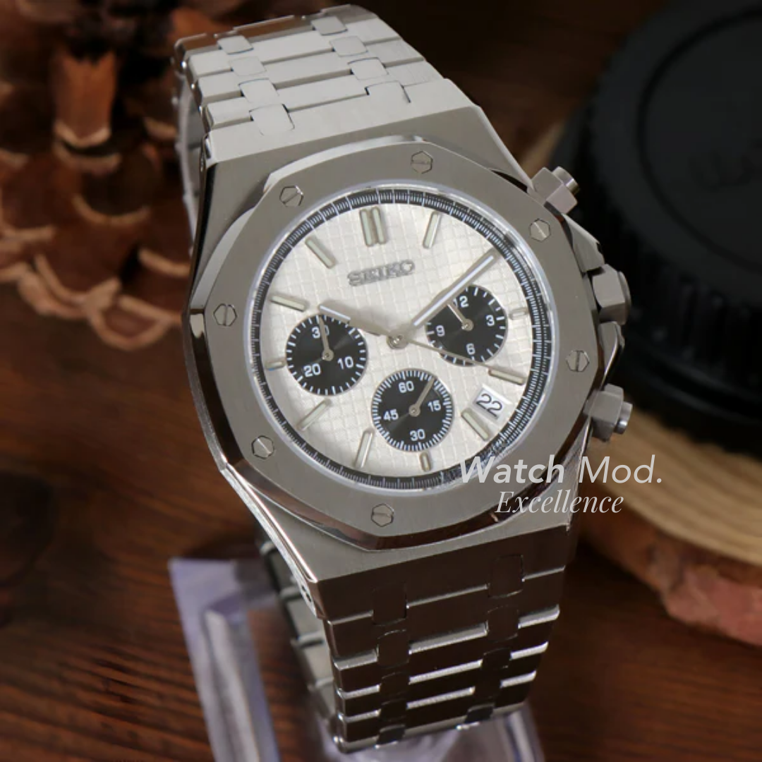 SEIKO MOD ROYAL OAK CHRONO | PANDA-WATCH MOD