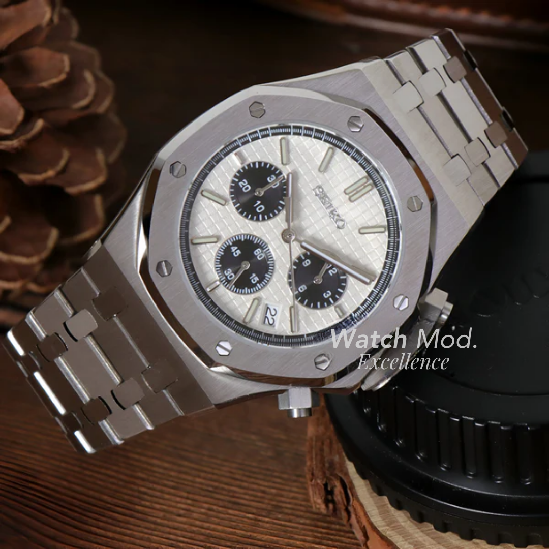 SEIKO MOD ROYAL OAK CHRONO | PANDA-WATCH MOD