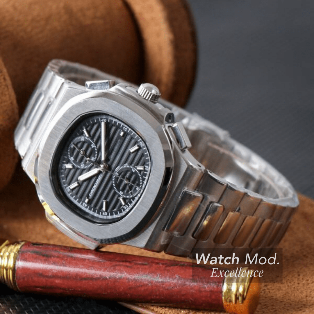 WATCH MOD NAUTIKO | BLACK CHRONO
