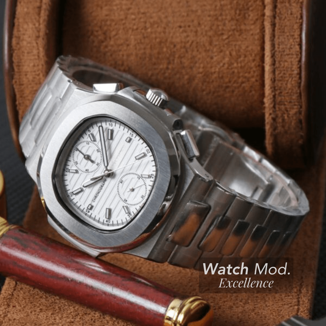 WATCH MOD NAUTIKO | WHITE CHRONO