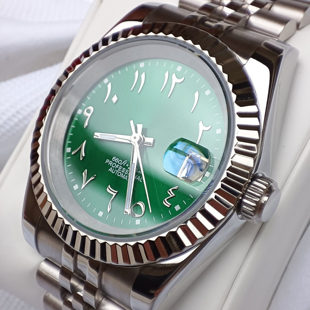 WATCH MOD JUST ARABIC DIAL | GREEN