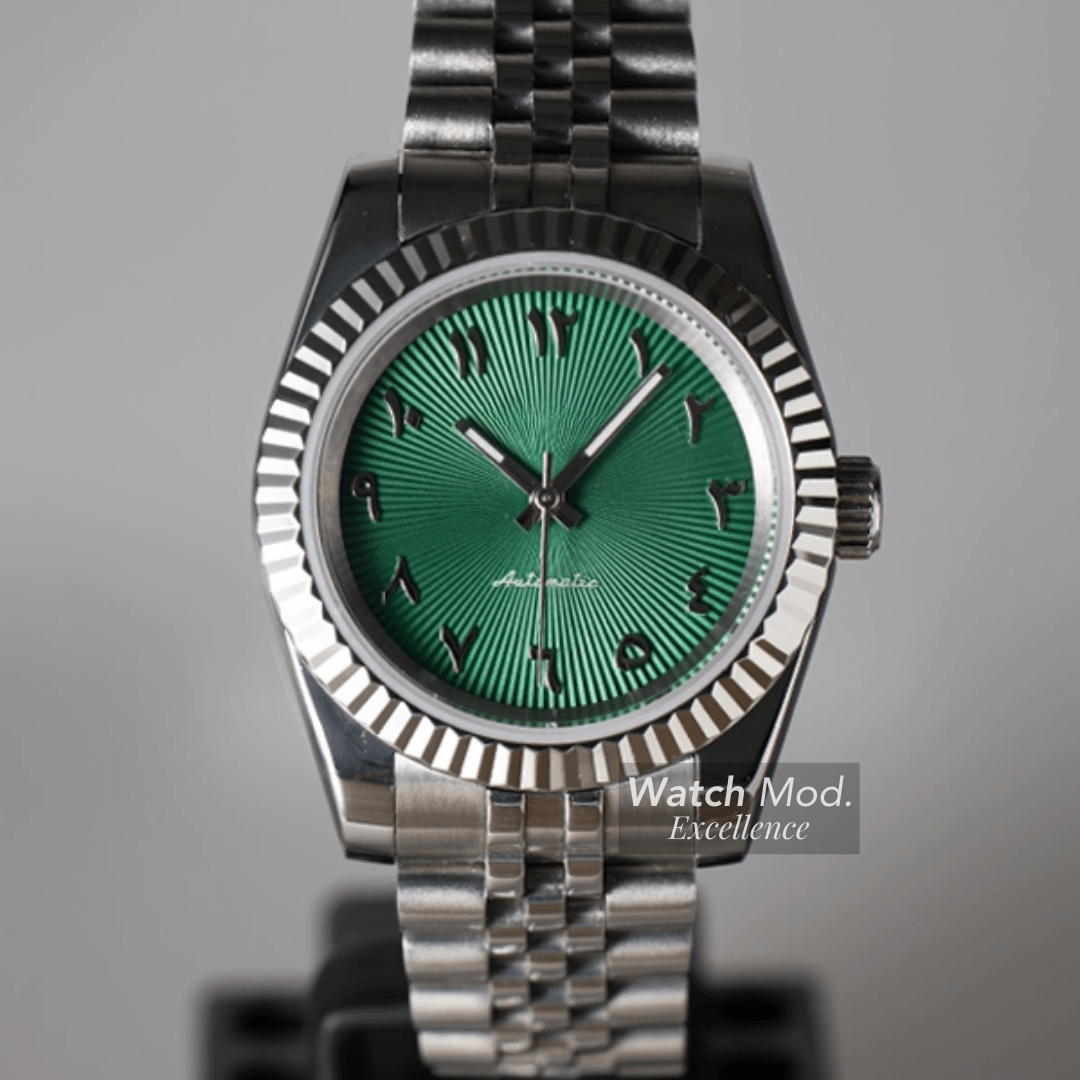 WATCH MOD JUST ARABIC DIAL | GREEN