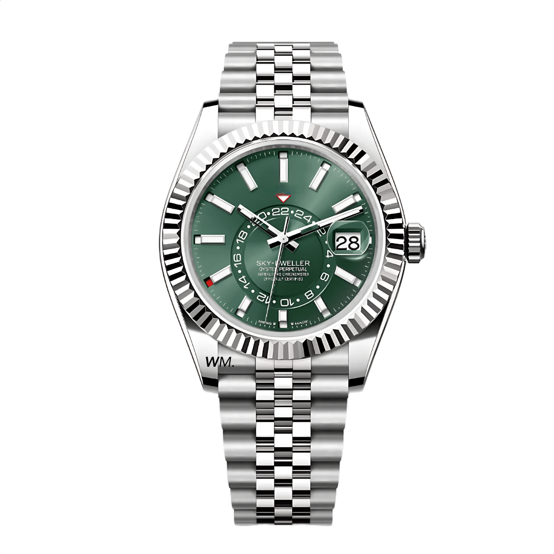 WATCH MOD JUST | SKY-DWELLER OLIVE GREEN
