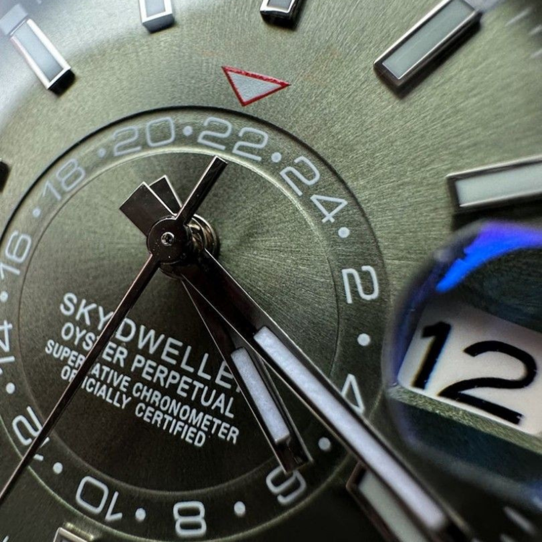 WATCH MOD JUST | SKY-DWELLER OLIVE GREEN