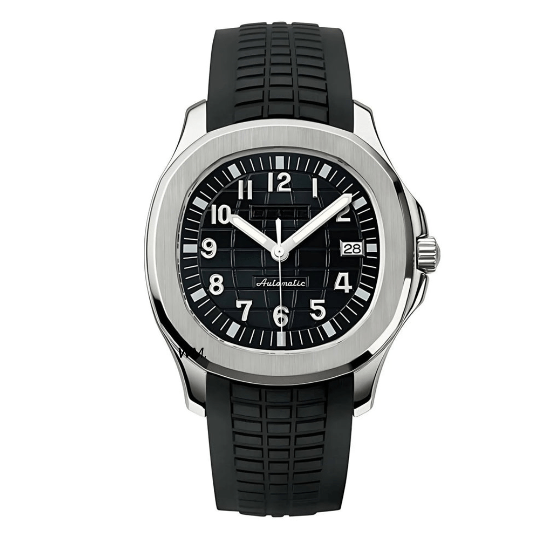 WATCH MOD AQUA | BLACK | SILICONE STRAP