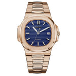 Watch Mod - NAUTILUS | ROSE GOLD BLUE