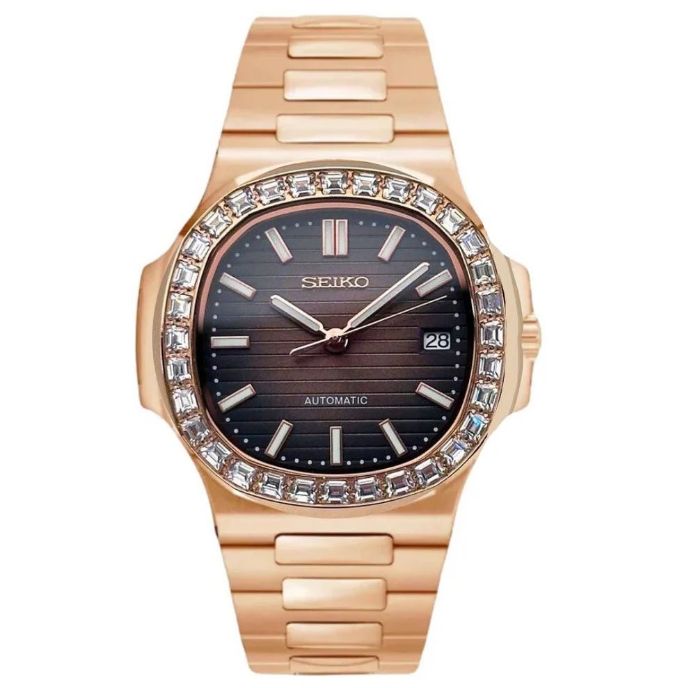 Watch Mod - NAUTILUS | ROSE GOLD | DIAMOND EDITION