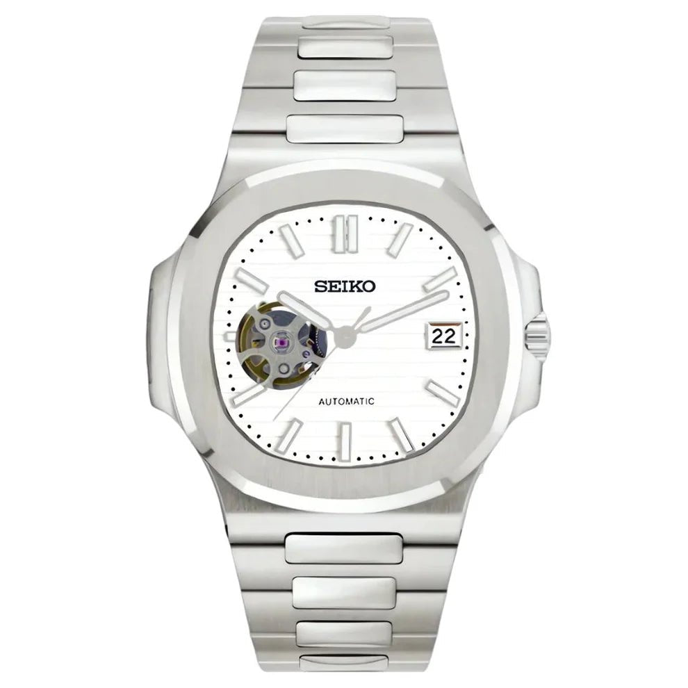 Watch Mod - NAUTILUS | WHITE | OPEN HEART