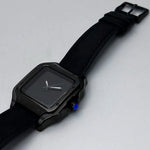Watch Mod - SANTEIKO | FULL BLACK | LEATHER STRAP