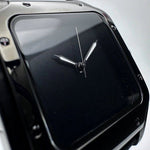 Watch Mod - SANTEIKO | FULL BLACK | LEATHER STRAP