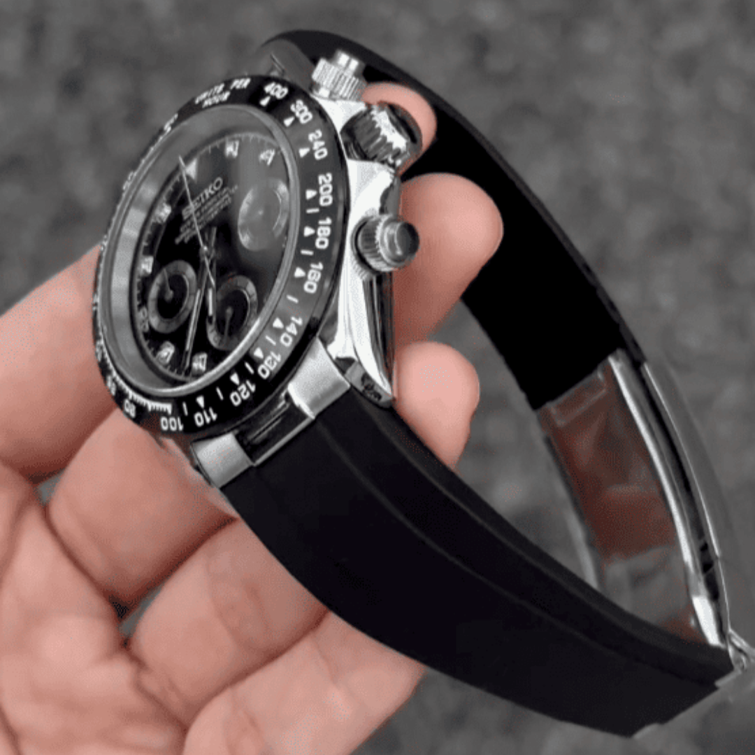 Watch Mod - Seiko Mod Daytona | Black Diam