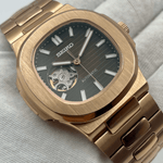 Watch Mod - Seiko Mod Nautilus | Rose Gold Brown | Heart Open