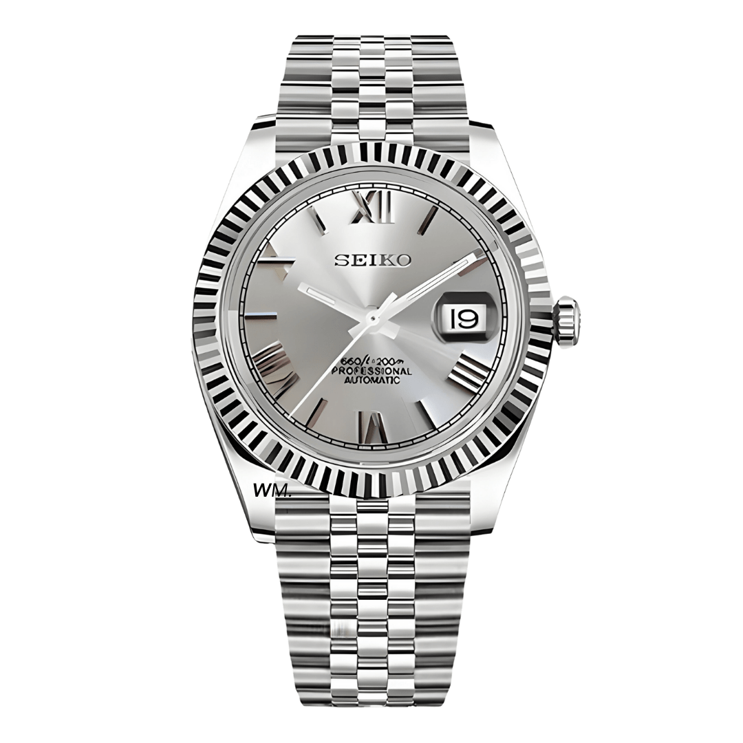 Watch Mod - Seiko Mod Romain | Silver