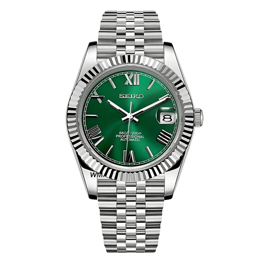 Watch Mod - Seiko Mod Roman | Green