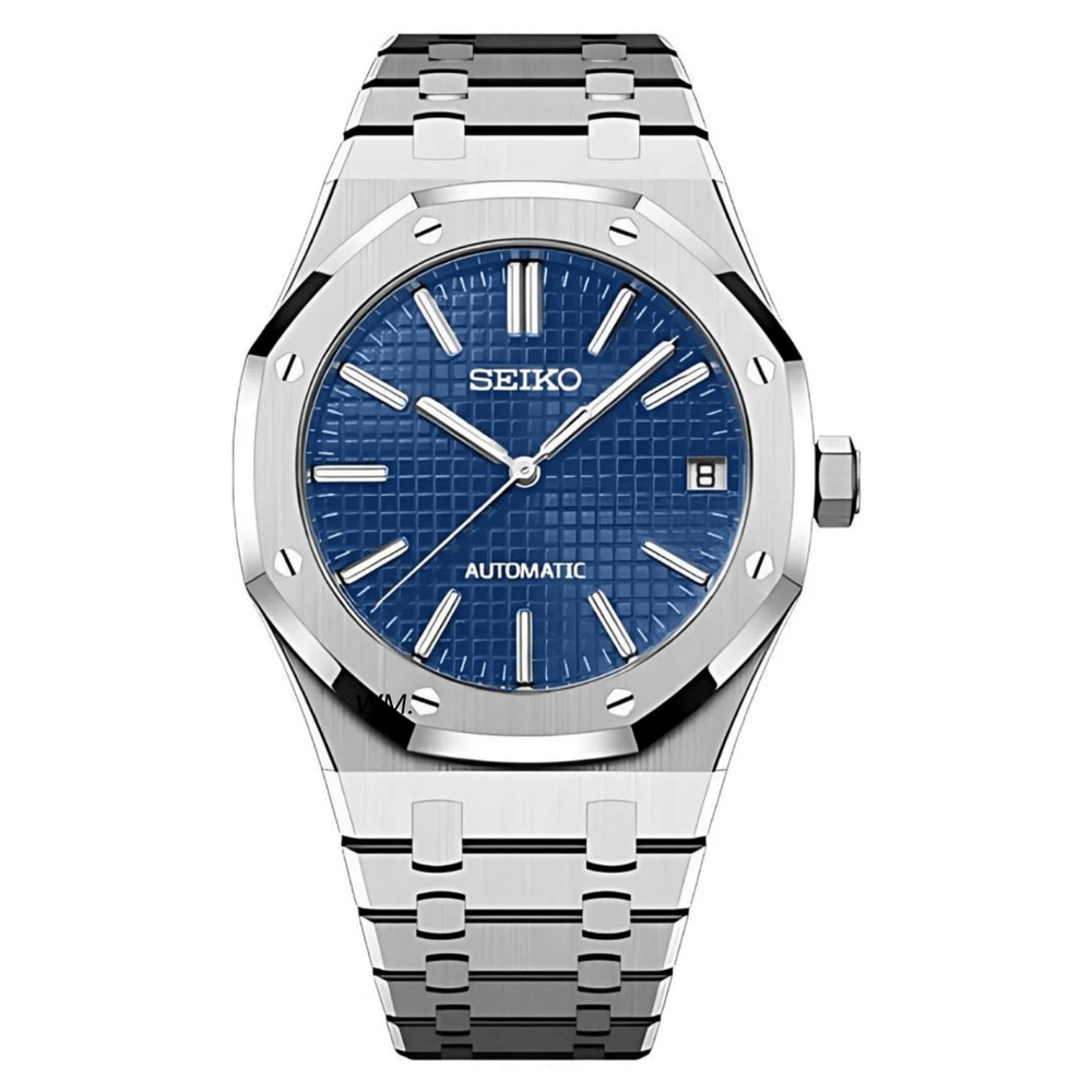 Watch Mod - Seiko Mod Royal Oak | Blue