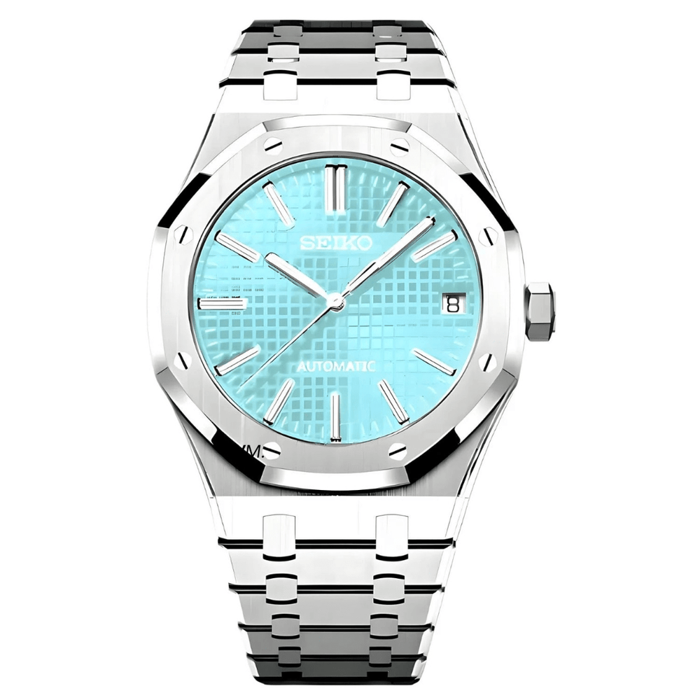 Watch Mod - Seiko Mod Royal Oak | Ice Blue