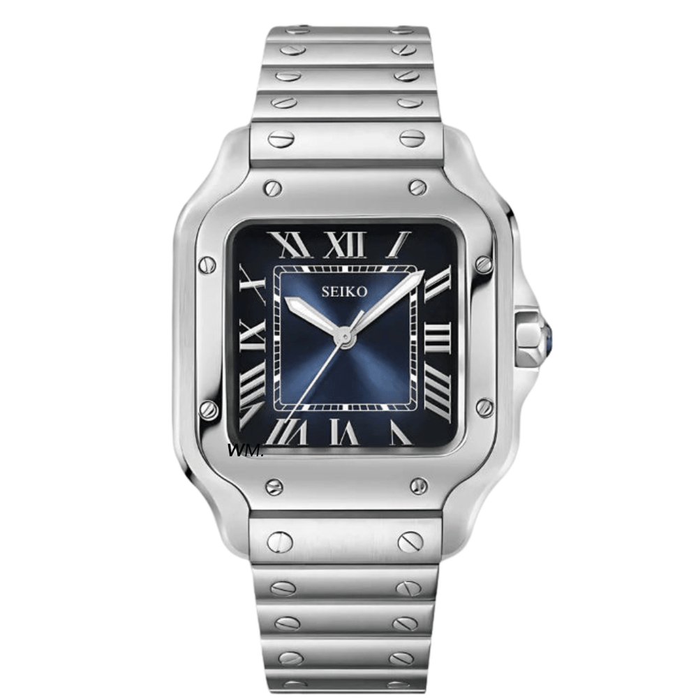 Watch Mod - Seiko Mod Santos | Blue