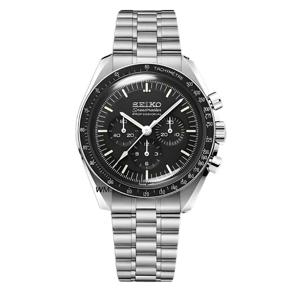 Watch Mod - Seiko Mod Speedmaster | Black