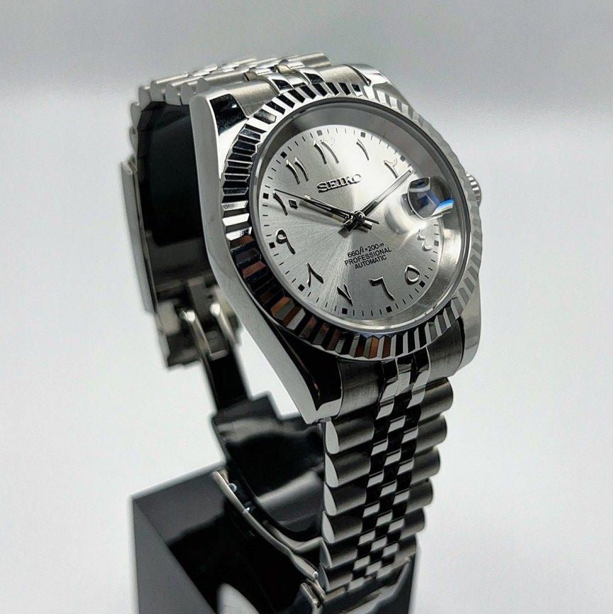Watch Mod - SEIKOJUST ARABIC DIAL | GREY