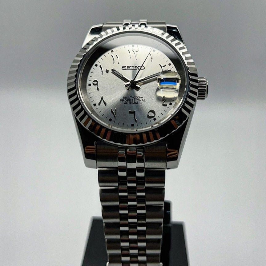 Watch Mod - SEIKOJUST ARABIC DIAL | GREY