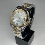 Watch Mod - SEIKOJUST ROMAN | GOLD SILVER TWO TONES