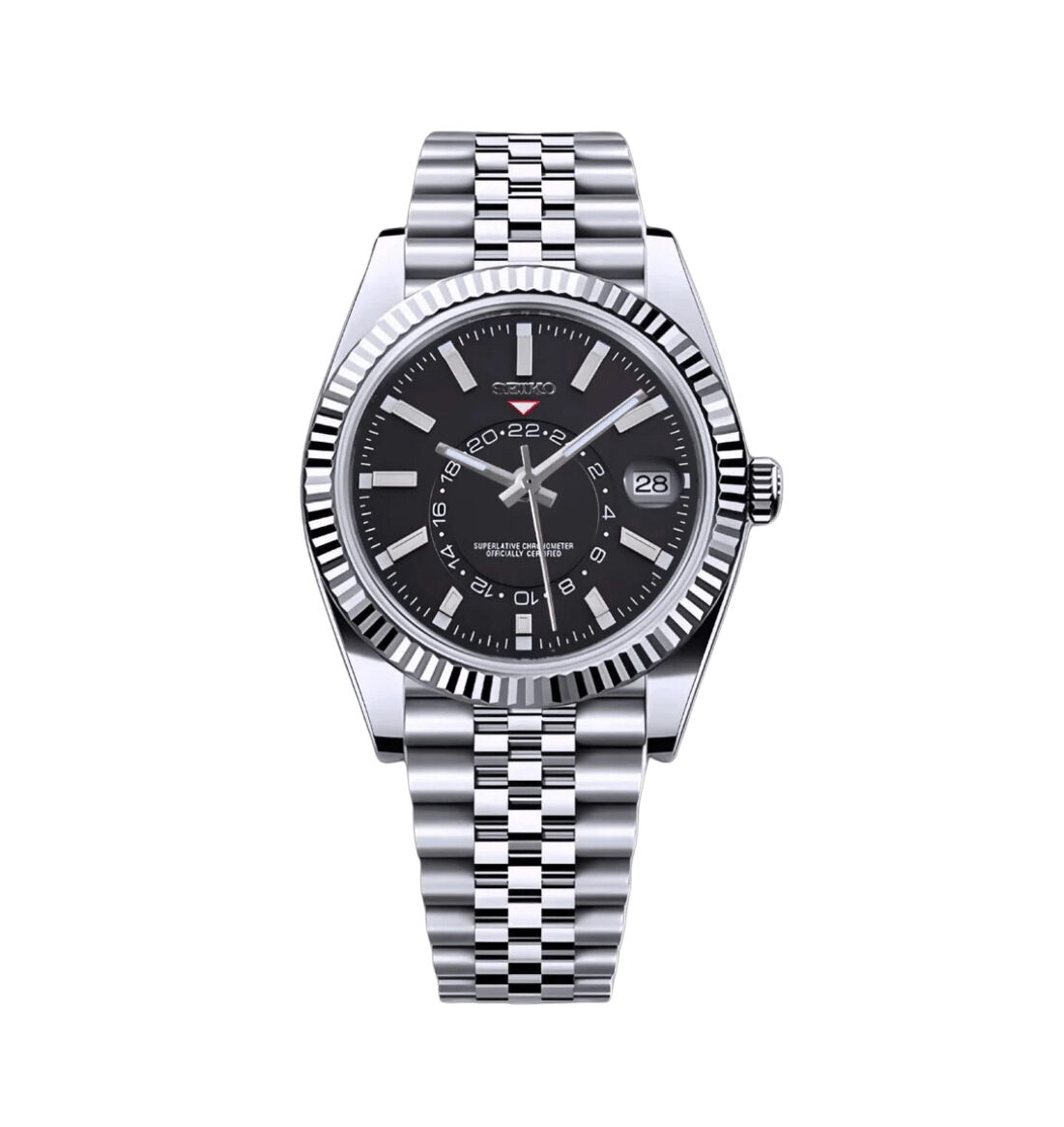 Watch Mod - SEIKOJUST | SKY - DWELLER CLASSIC BLACK