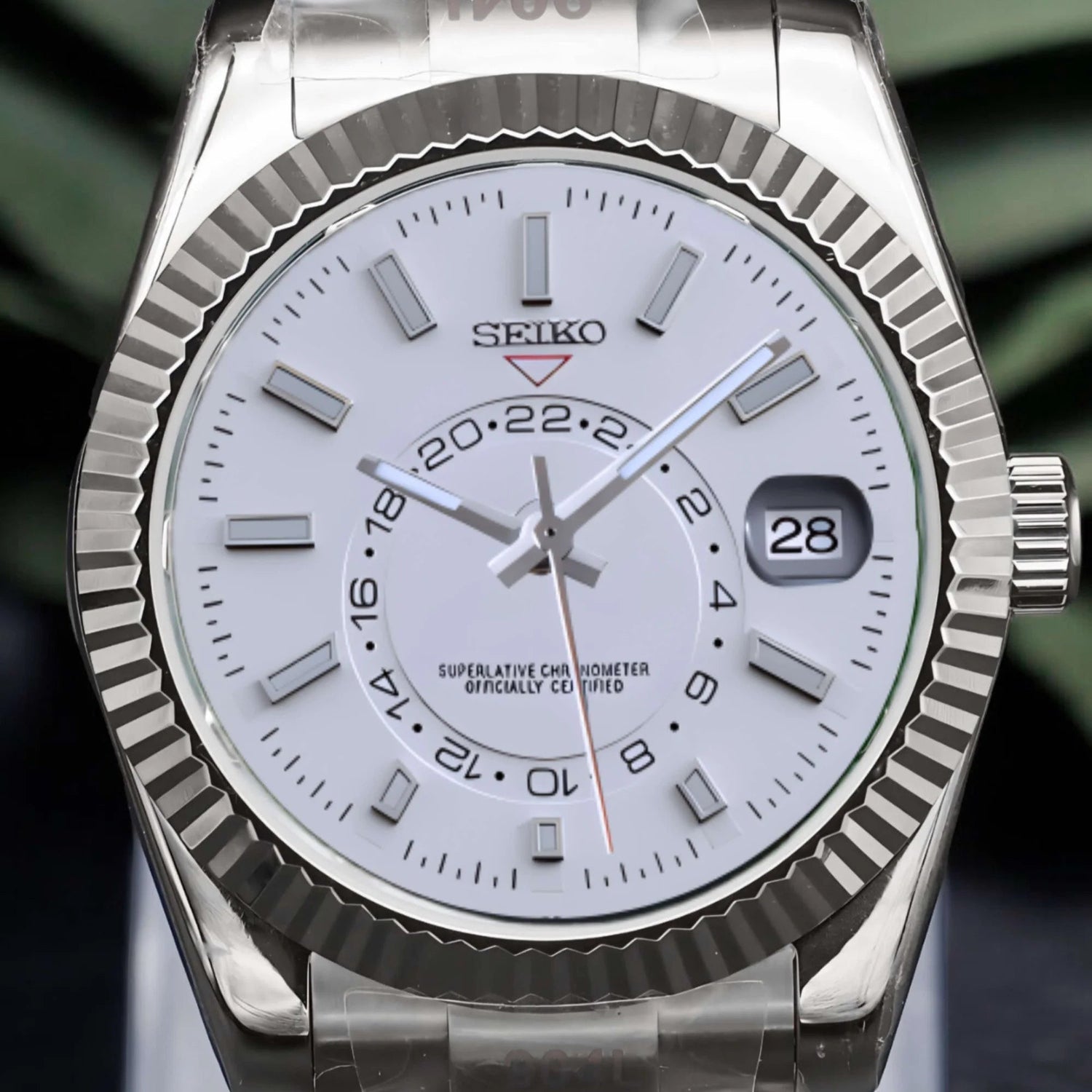 Watch Mod - SEIKOJUST | SKY - DWELLER CLASSIC WHITE