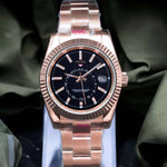 Watch Mod - SEIKOJUST | SKY - DWELLER ROSE GOLD BLACK