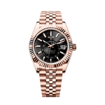 Watch Mod - SEIKOJUST | SKY - DWELLER ROSE GOLD BLACK